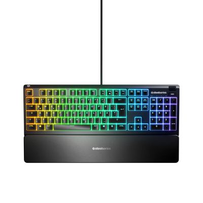 Imagen 2 del producto Teclado Gamer SteelSeries Apex 3 Negro RGB Inglés