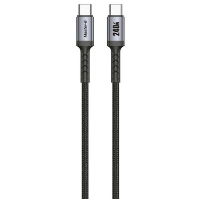 Imagen 2 del producto Cable De Carga Rápida Usb-C a C Antinudos 240W 2M Master-G
