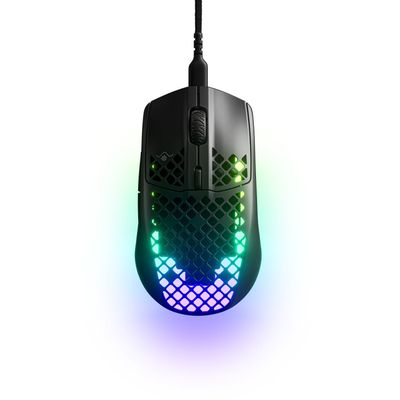 Mouse Gamer SteelSeries Aerox 3 Ultraligero Onyx RGB 8500DPI