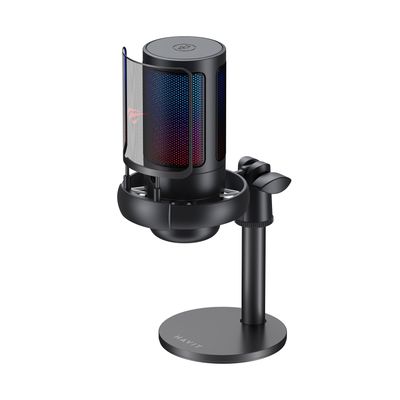 Imagen 2 del producto Micrófono Streaming RGB GK50B Negro Havit