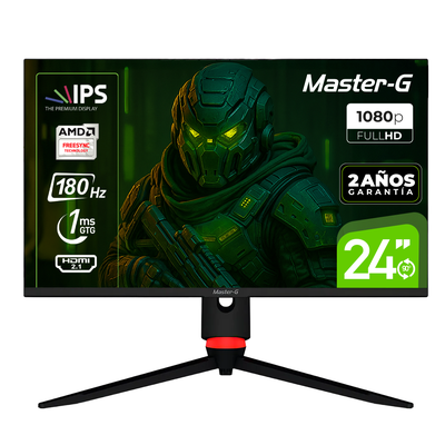 Imagen 2 del producto Monitor Gamer 24"" FHD IPS Pivote 90 180Hz 1Ms MGMG2440