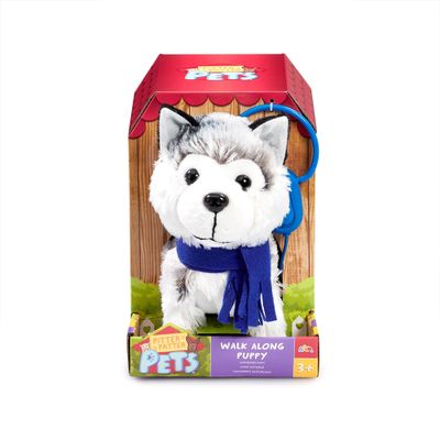 Peluche Pitter Patter Pets Husky Camina Y Ladra