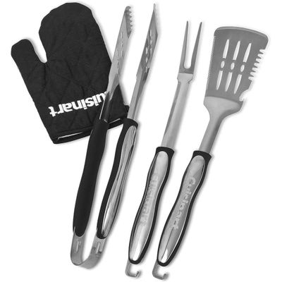Juego de utensilios para BBQ de 3 piezas + guante CGS-134BL de Cuisinart®