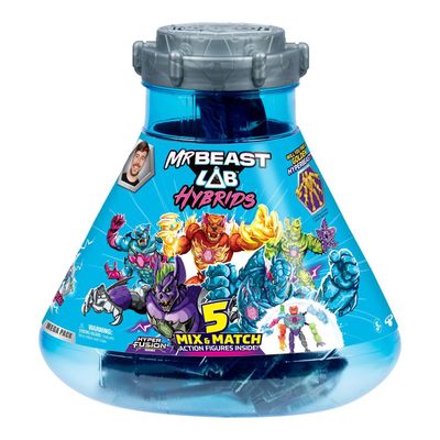Mr Beast Lab Hybrids Megapack 5 Figuras De Acción