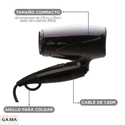 Imagen 2 del producto Secador Gama Eolic Travel Ion Turmalina Plegable Compacto