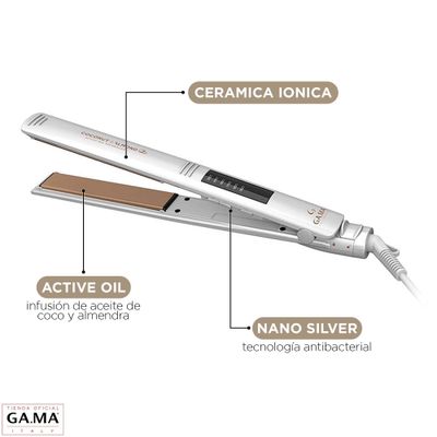 Imagen 2 del producto Alisadora Elegance Led Gama Coconut & Almond Essential Oil