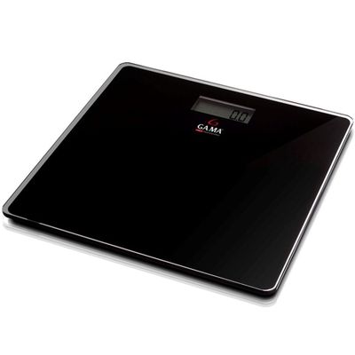Balanza Digital Gama Negra Scg 430 Vidrio Templado Black