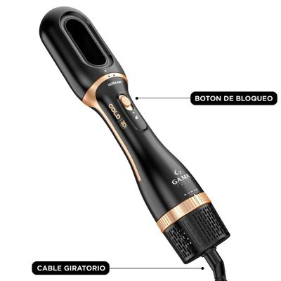 Imagen 2 del producto Cepillo Secador Modelador Gama Styler 3d Therapy Ion Gold