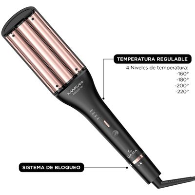 Imagen 2 del producto Modelador Ondulador Gama X waves Keration Led Bivolt