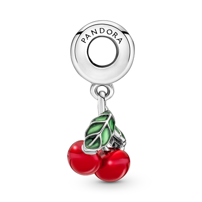 Imagen 2 del producto Gift set Pulsera con Charm Corazon rojo y Dije Cerezas Asimétricas