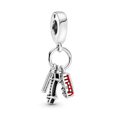 Charm Colgante Pandora con Símbolos de San Francisco