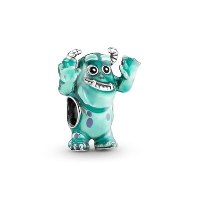 Charm en Plata Disney Pixar Sulley Esmaltes Diversos