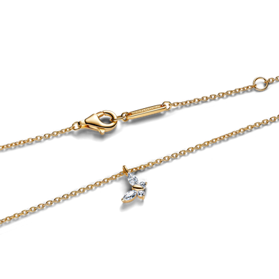 Imagen 2 del producto Collar con Colgante Mariposa Dorado