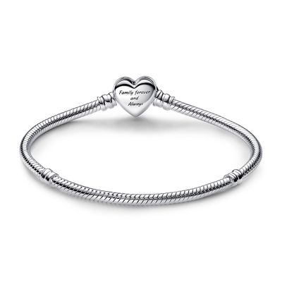 Imagen 2 del producto Brazalete Cadena Serpiente Broche Corazón Infinito