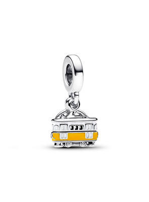 Imagen 1 del producto Dije Doble Plata Grabable del Tranvia de Lisboa 