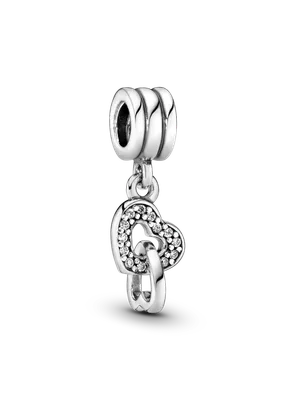 Dije Colgante en Plata Amor Unido Circonia Cúbica Clara