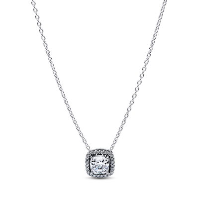 Imagen 2 del producto Juego de regalo de joyería Halo cuadrado en Plata