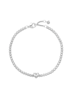 Imagen 1 del producto Brazalete Corazón Brillante en Plata