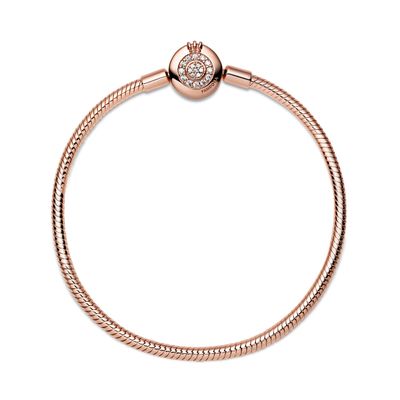 Brazalete en Rose Momentos Brillante Corona O