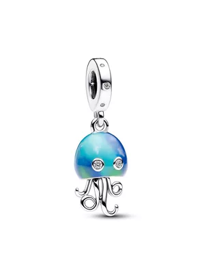 Charm Colgante Medusa Cambia de Color en Plata