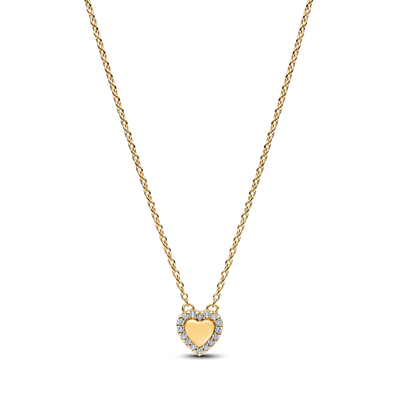 Collar Collier Corazón Grabable con Aro