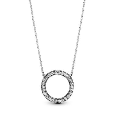 Collar Círculo con Brillo