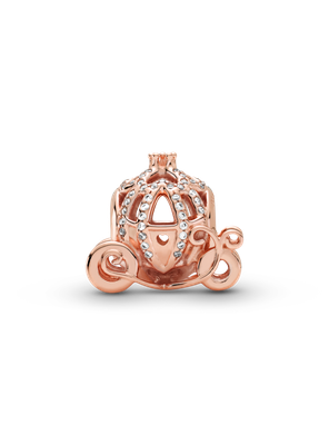Charm en Rose Disney Carruaje Brillante de Cenicienta