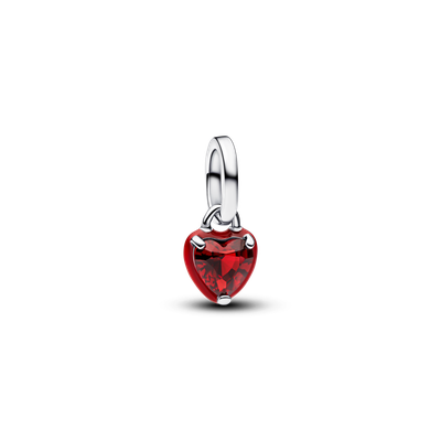 Charm Mini Colgante Corazón Chakra Rojo
