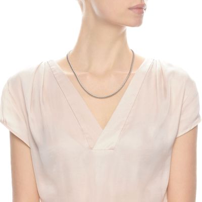 Imagen 2 del producto Cadena en Plata con cierre en Oro de 14k de la firma