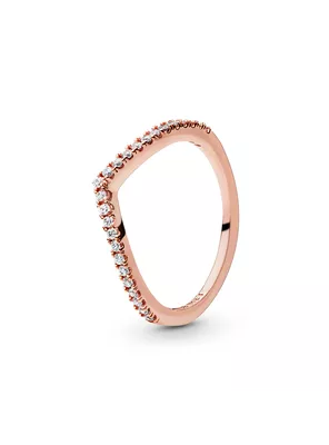 Anillo en Rose Deseo Brillante Circonia Cúbica Clara