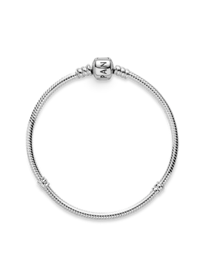 Brazalete en Plata con Cierre de Barril en Plata