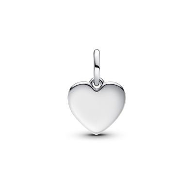 Imagen 2 del producto Charm Colgante en Plata Grabable Corazón Amor 