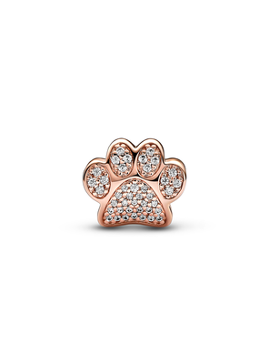 Charm Huella de Patita Reluciente