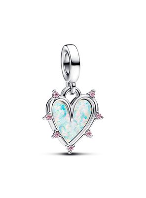 Charm Colgante Doble Amistad Opalescente