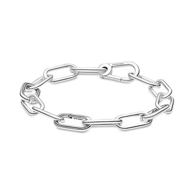 Brazalete en Plata Cadena Eslabones Tres Conectores PandoraMe