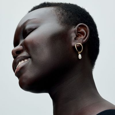 Imagen 2 del producto Aretes Colgantes en Shine Perlas Cultivadas de Agua Dulce Forma Organica