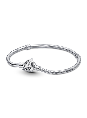 Brazalete en Plata Momentos Cierre Logo de Los Vengadores