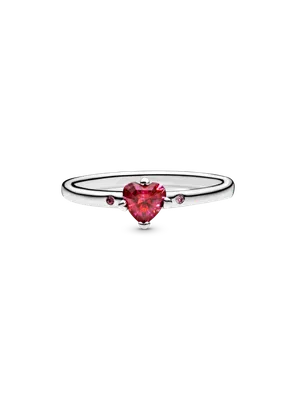 Imagen 1 del producto Anillo en Plata Tú y Yo Circonia Cúbica Rosado Intenso