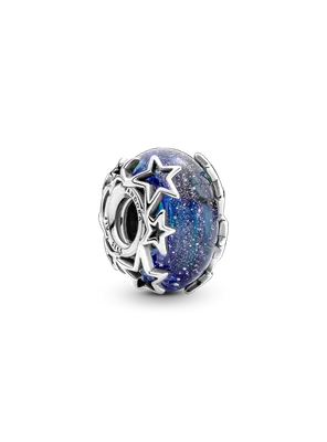 Imagen 1 del producto Charm Cristal de Murano en Plata Galaxia & Estrella