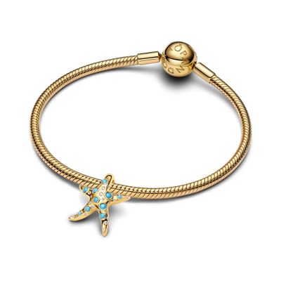 Imagen 2 del producto Charm Colgante Estrella de Mar Azul Brillante