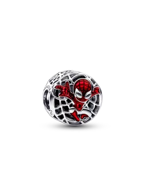 Charm Spiderman de Marvel Elevándose por la Ciudad