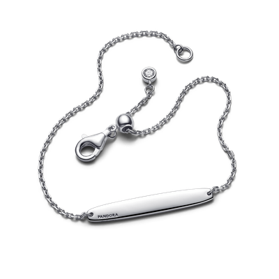 Imagen 2 del producto Brazalete en Plata Barra Personalizada Deslizante 