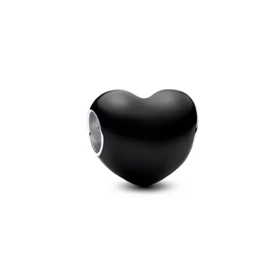Charm Corazón Negro