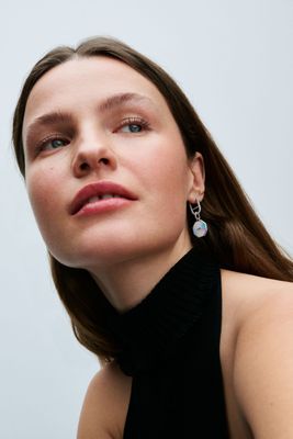 Imagen 2 del producto Arete de Eslabón en Plata Pandora Me en Pavé 