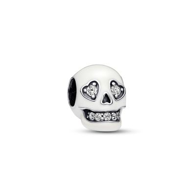 Charm Calavera Brillante que Brilla en la Oscuridad Talla única