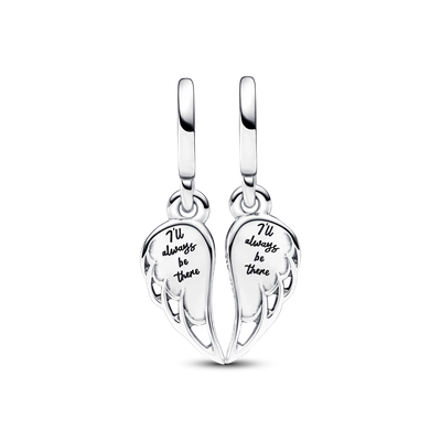 Imagen 2 del producto Dije en Plata Alas de Angel Brillantes y Divisibles 