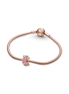 Imagen 2 del producto Clip espaciador en Rose de Margarita Rosa Circonia Cúbica 