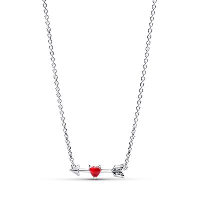 Collar Flecha y Corazón Cristal de Murano