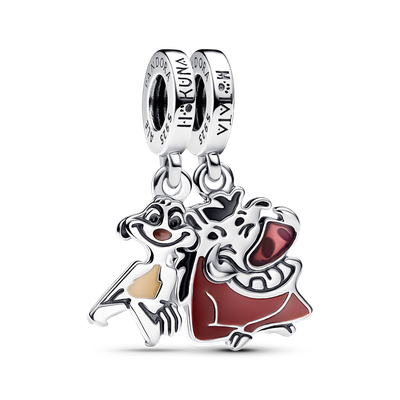 Dije Colgante en Plata Disney El Rey Leon Timon y Pumba