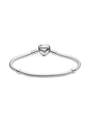 Imagen 2 del producto Brazalete en Plata con Cierre de Arbol Familiar en Corazon 